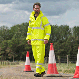 Fort Air Reflex Waterproof Breathable Hi-Vis Safety Jacket