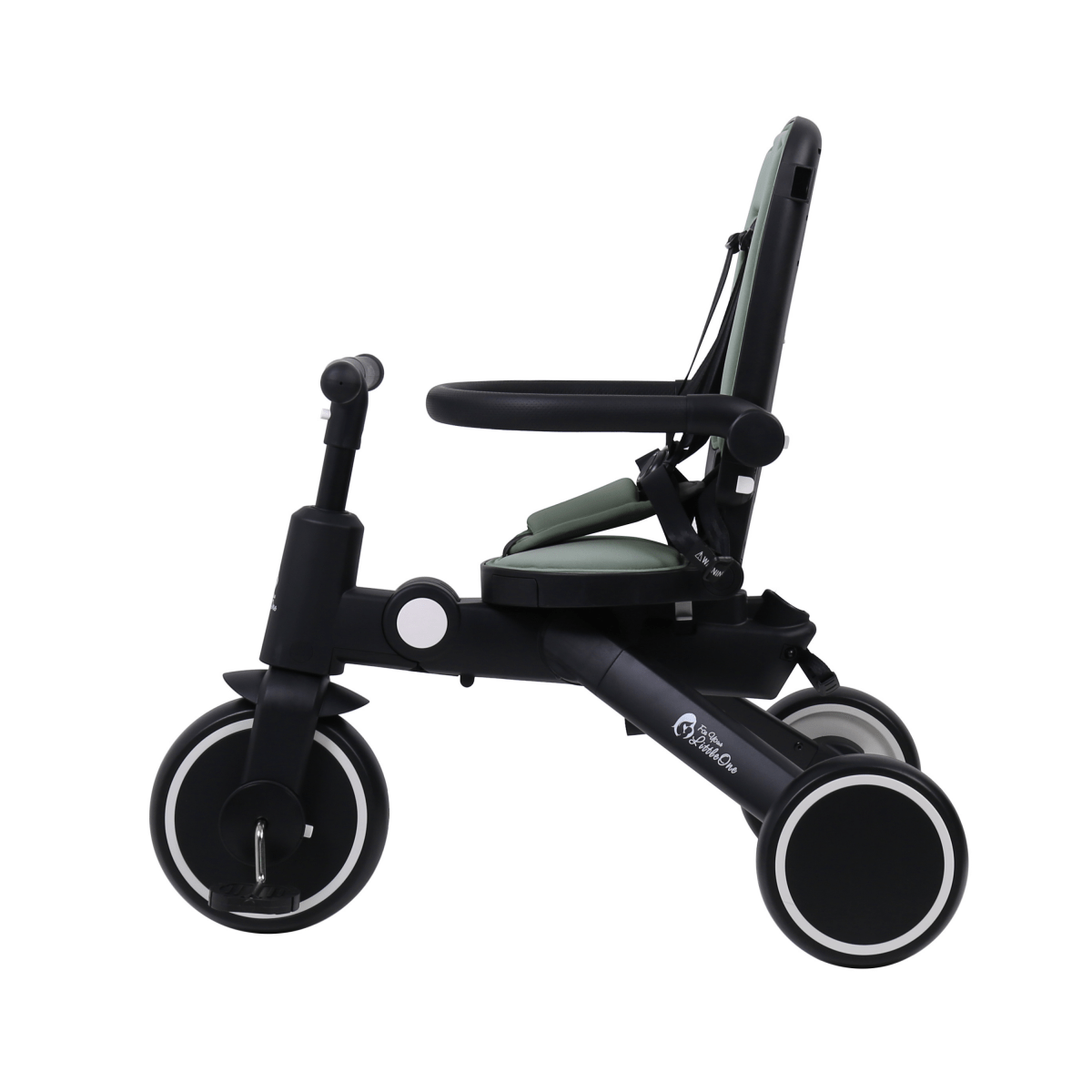 Foryourlittleone Xplor Plus 6 in 1 Foldable Trike - Green (10m-5y)