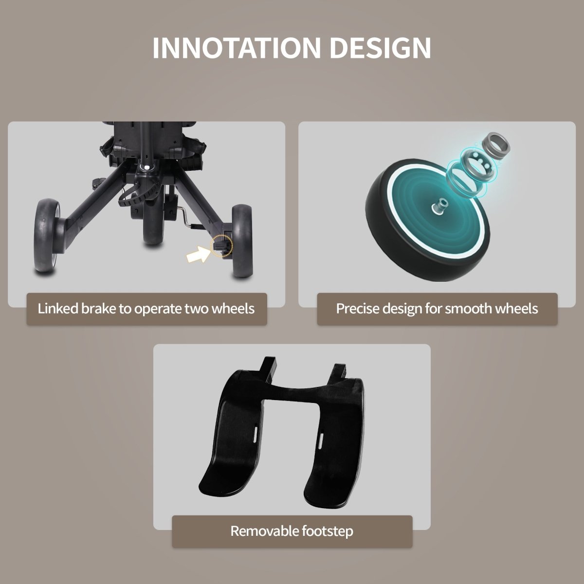 Foryourlittleone Xplor Plus 6 in 1 Foldable Trike - Green (10m-5y)