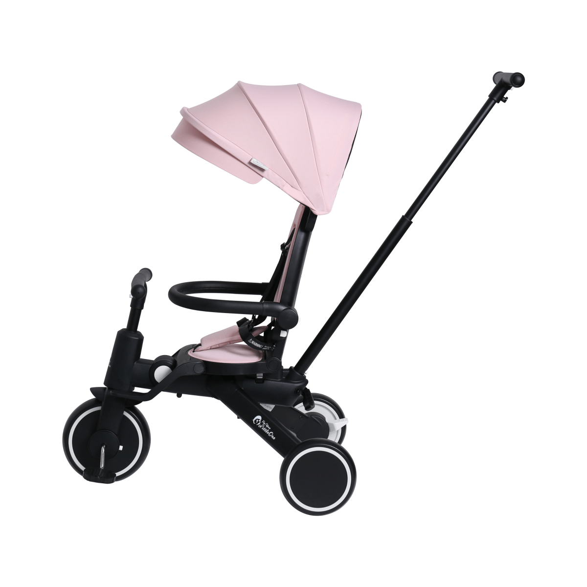 Foryourlittleone Xplor Ultimate 6 in 1 Foldable Trike - Pastel Pink (10m-5y)