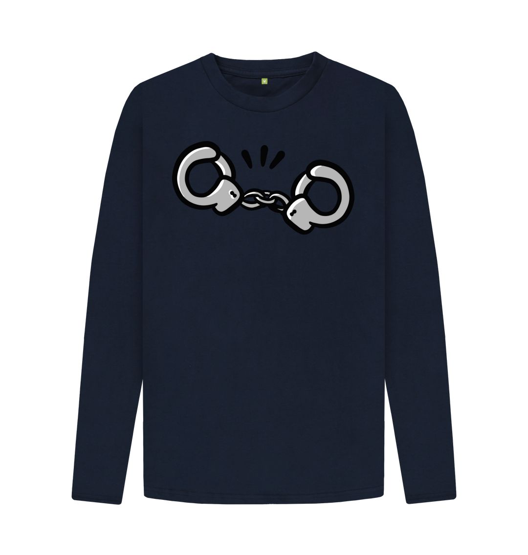 Men 'Empower' Hand cuff Print long Sleeve T-Shirt