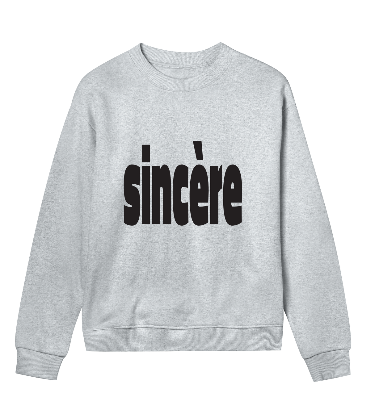 Sincère Womens Sweatshirt Black Type