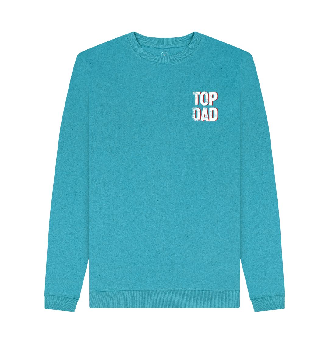Men's Top Dad Print Sweatshirt