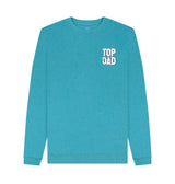 Men's Top Dad Print Sweatshirt
