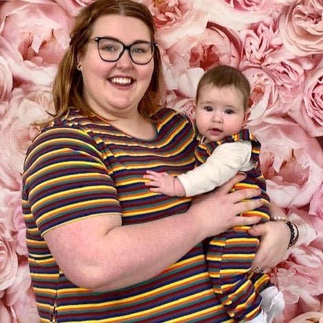 Hazel Stripe Breastfeeding Top