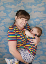Hazel Stripe Breastfeeding Top