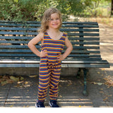Hazel Stripe Dungarees