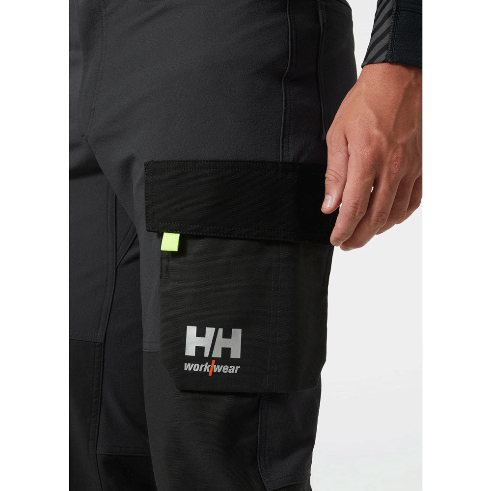 Helly Hansen 77408 Oxford 4 Way Stretch Cargo Trousers Black