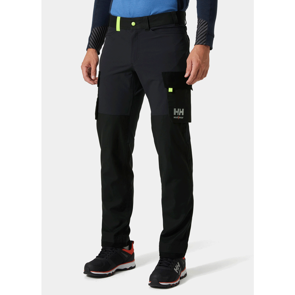 Helly Hansen 77408 Oxford 4 Way Stretch Cargo Trousers Black