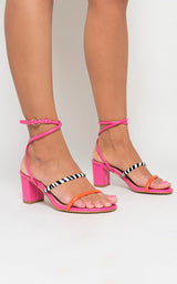 Ankle Strappy Heeled Sandals-3