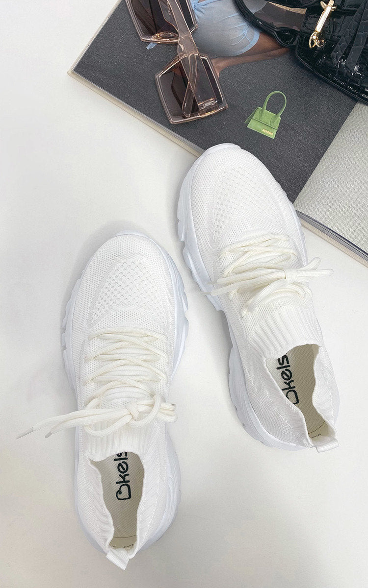 Lace Up Sock Trainer for Women