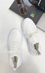 Lace Up Sock Trainer for Women