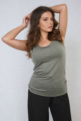 Scoop Neck Tank Top-3