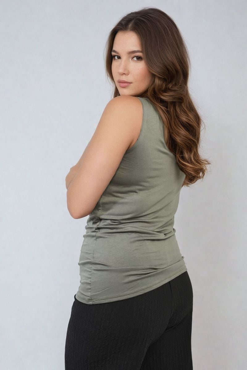 Scoop Neck Tank Top-1