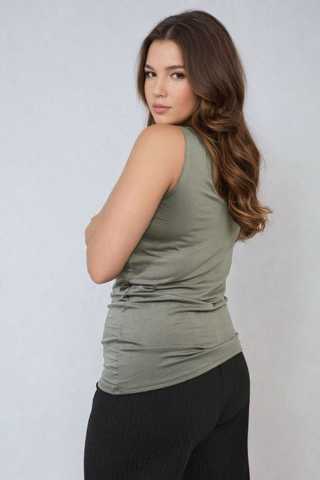 Scoop Neck Tank Top-1