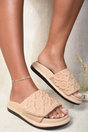Velcro Strap Flatform Sandals-5