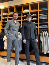 Tuxford Casual Blazer - Black Suiting