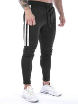 Men's Stripe Ankle Zip Jogger Pants