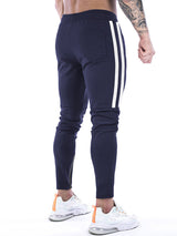 Men's Stripe Ankle Zip Jogger Pants