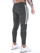 Men's Stripe Ankle Zip Jogger Pants