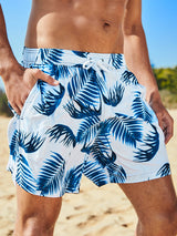 Men's Wonderland Floral Print Vacation Shorts