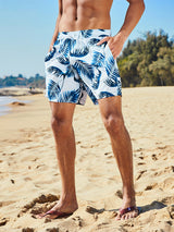 Men's Wonderland Floral Print Vacation Shorts