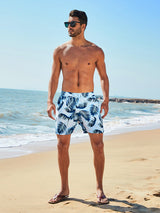 Men's Wonderland Floral Print Vacation Shorts