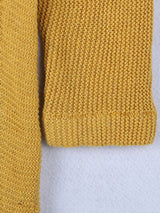 Women’s knit V neckline hood detail long sleeve ribbed trimming sweater jacket