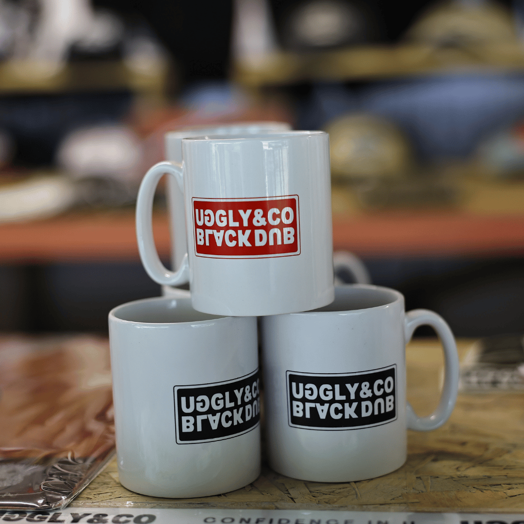BD x UG Black Mug