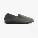 Jo & Joe JAKE Mens Full Slippers Grey