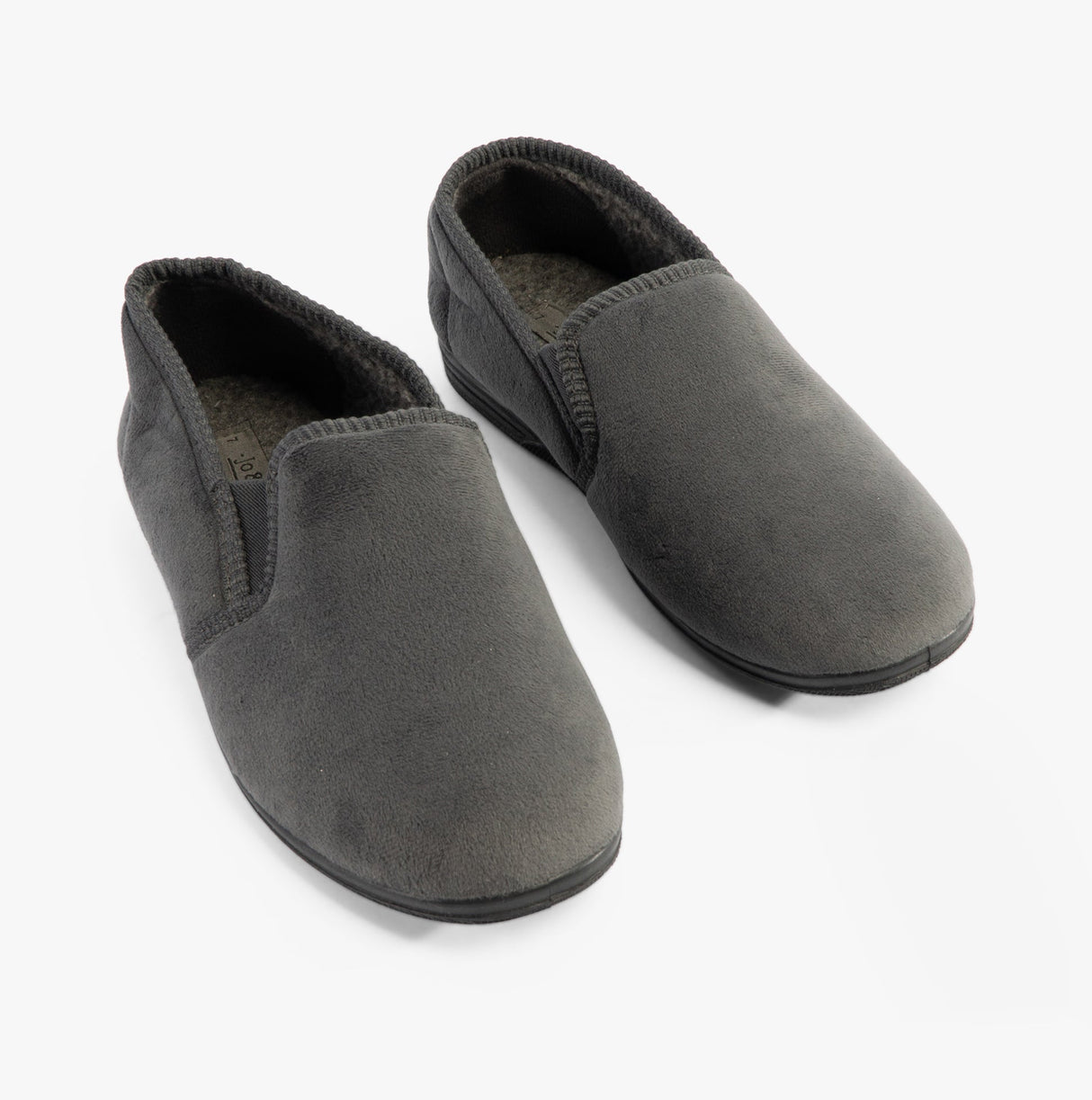 Jo & Joe JAKE Mens Full Slippers Grey