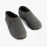 Jo & Joe JAKE Mens Full Slippers Grey