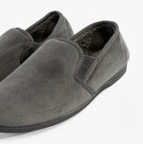 Jo & Joe JAKE Mens Full Slippers Grey