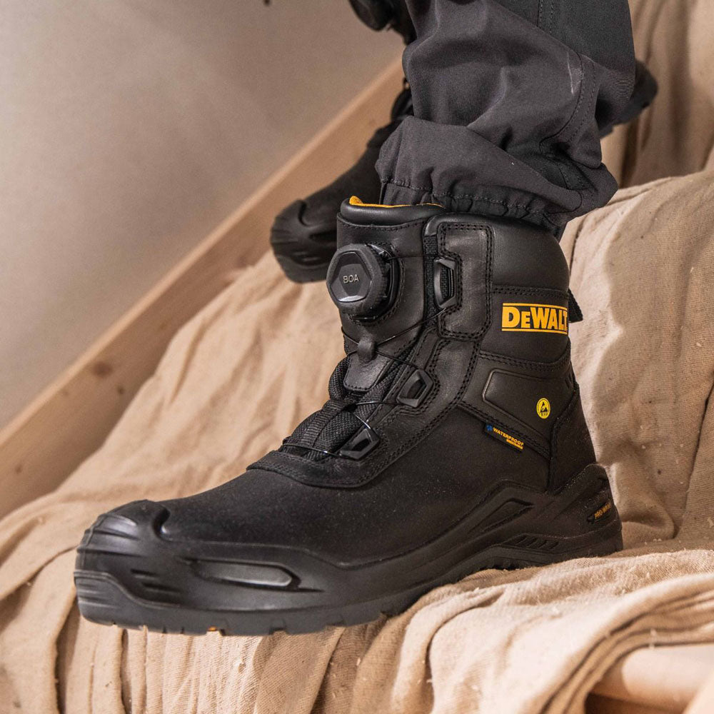 Dewalt Lander Leather Water-Resistant Composite BOA Safety Work Boots