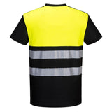 PORTWEST PW311 PW3 HI-VIS COTTON COMFORT CLASS 1 T-SHIRT S/S