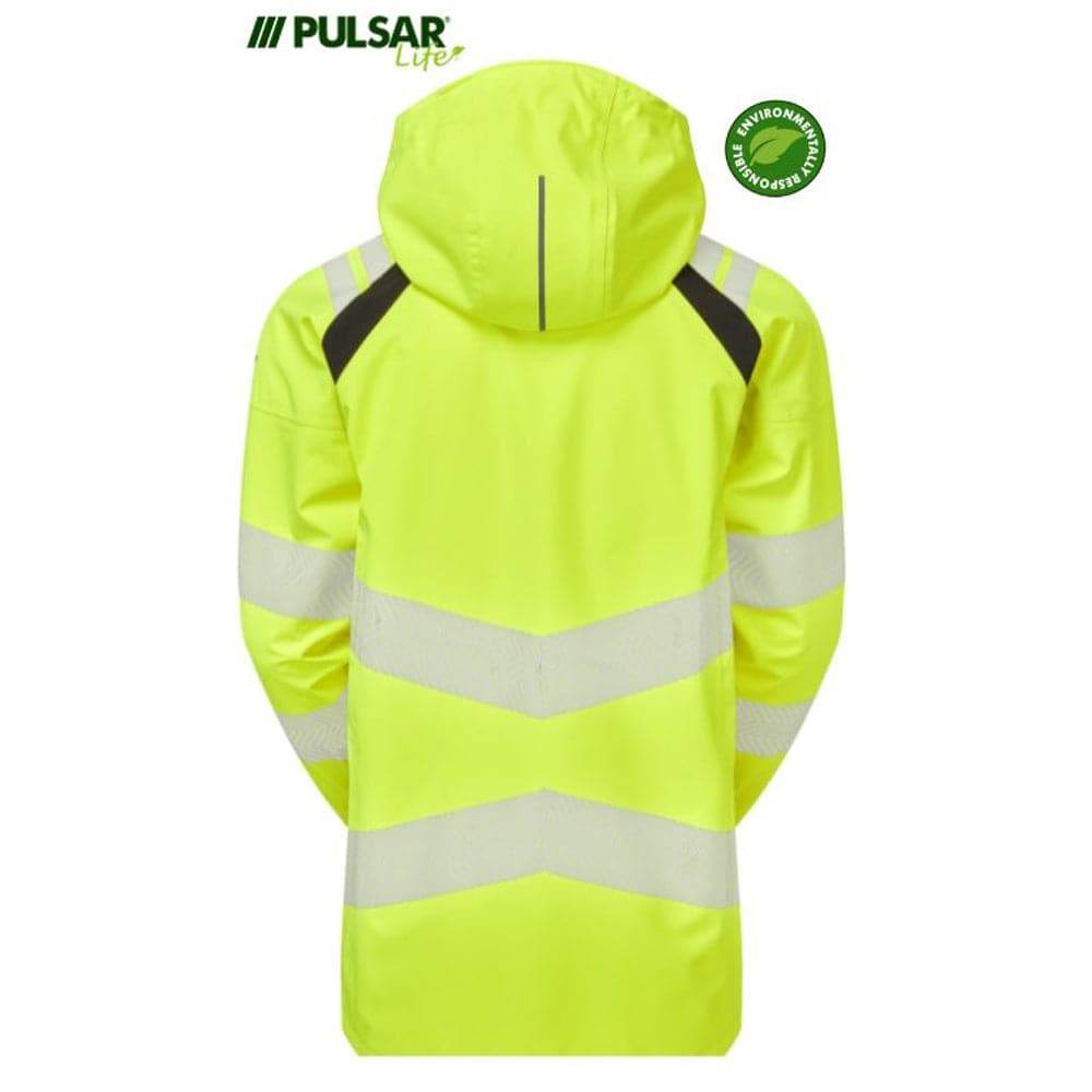 PULSAR® LIFE LFE909 GRS Men's Waterproof Windproof Shell Jacket Yellow