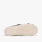 Padders LYDIA Womens (2E Fit) Touch Fasten Slippers Black