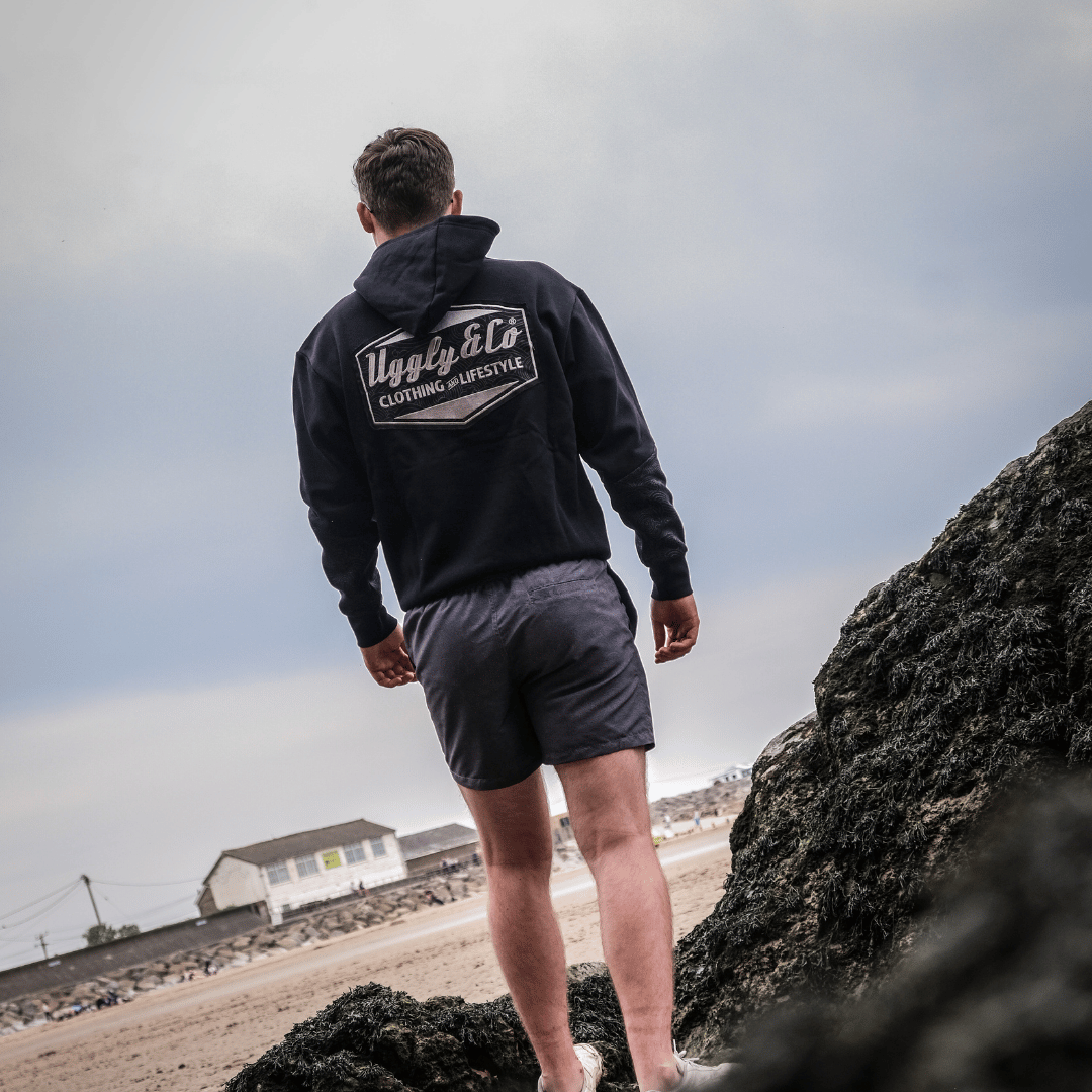 Black Surf Diamond Hoodie