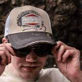 Beige Surf Diamond Cap