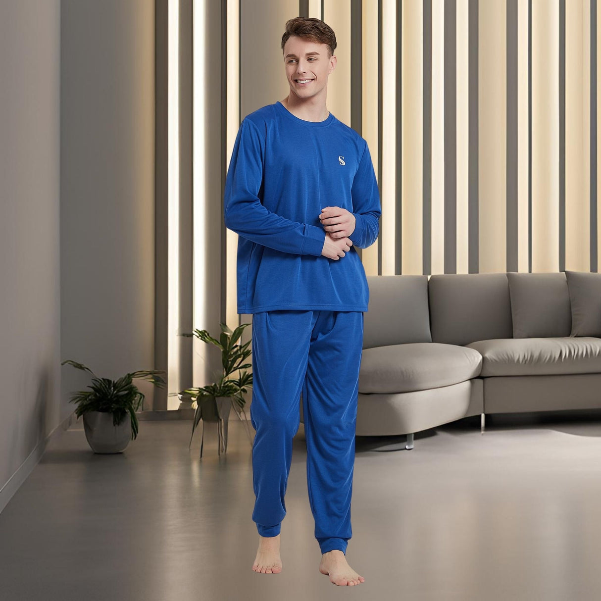 Premium Brushed Fabric Jogger-Style Loungewear Set