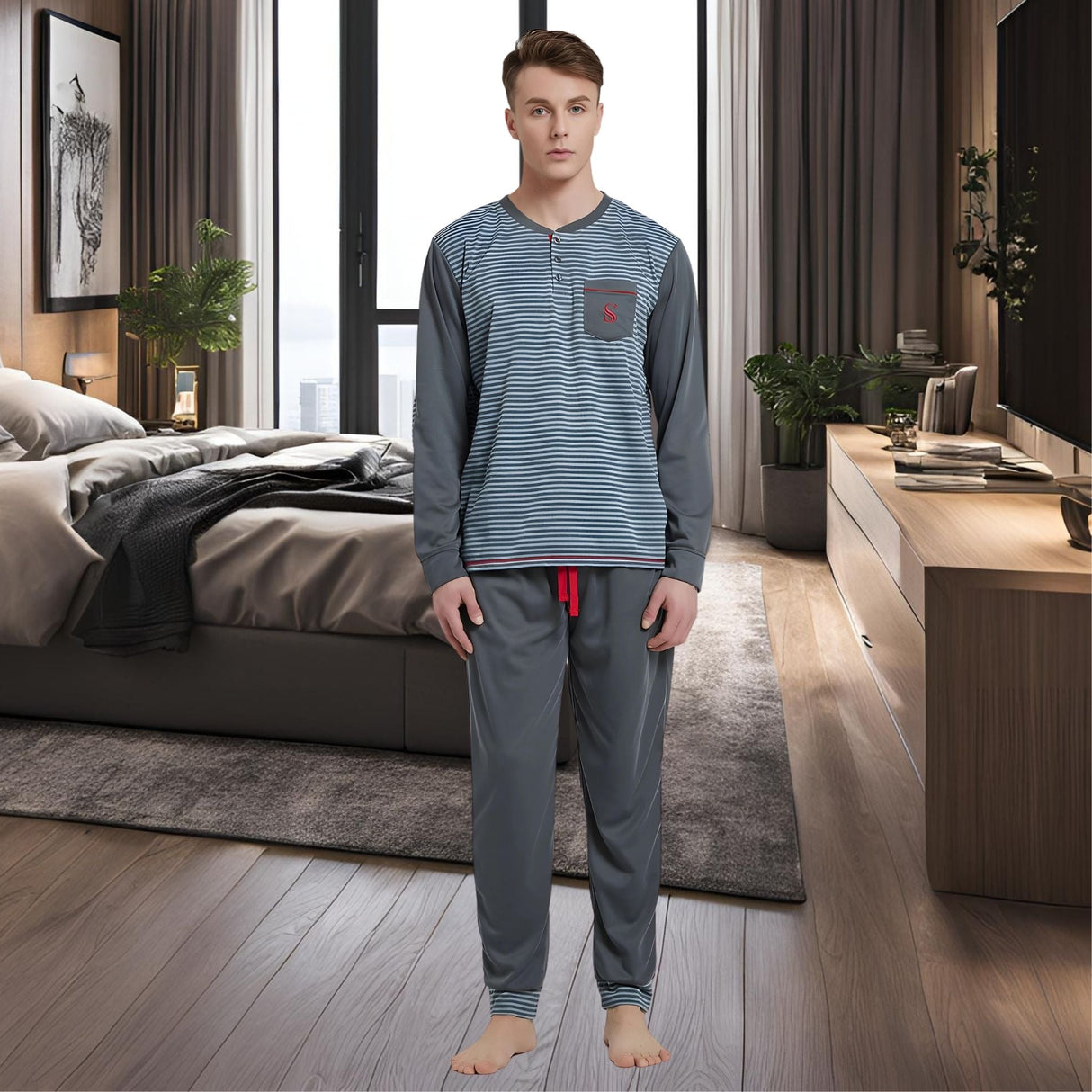 Ultimate Comfort Men's Brushed Pyjama Sets