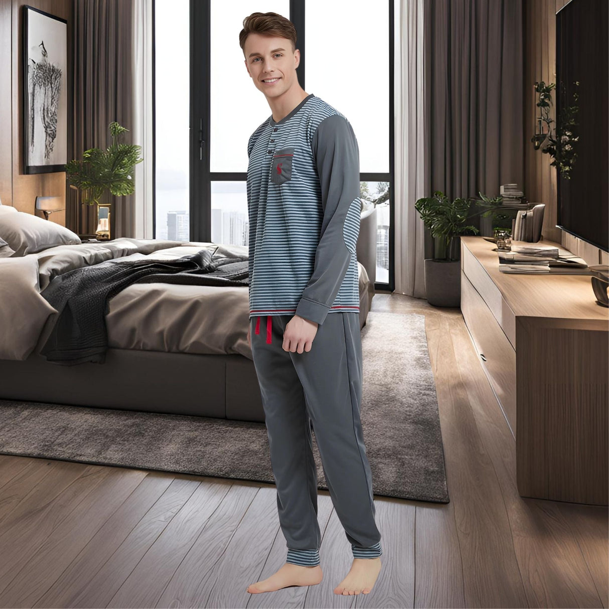 Ultimate Comfort Men's Brushed Pyjama Sets