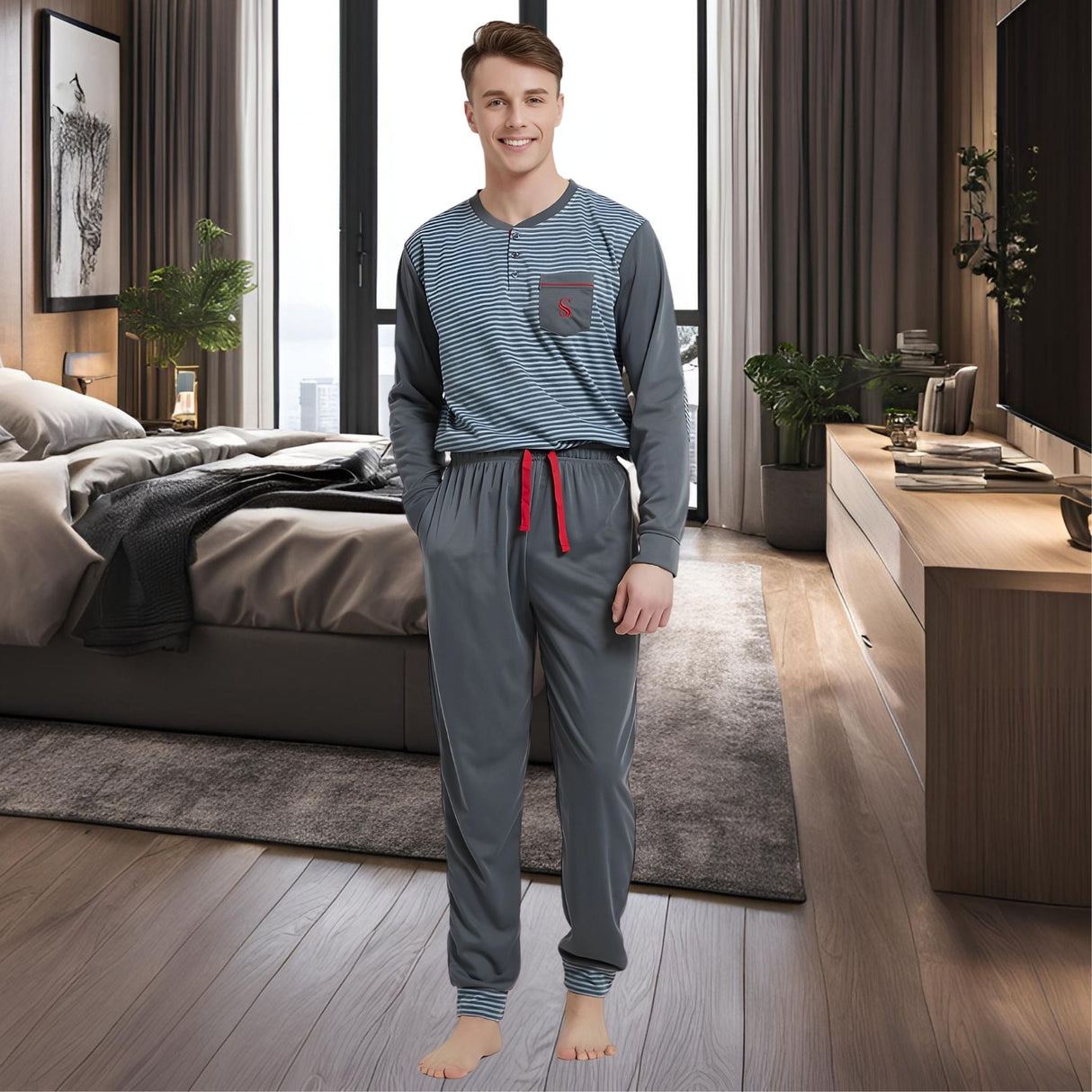 Ultimate Comfort Men's Brushed Pyjama Sets
