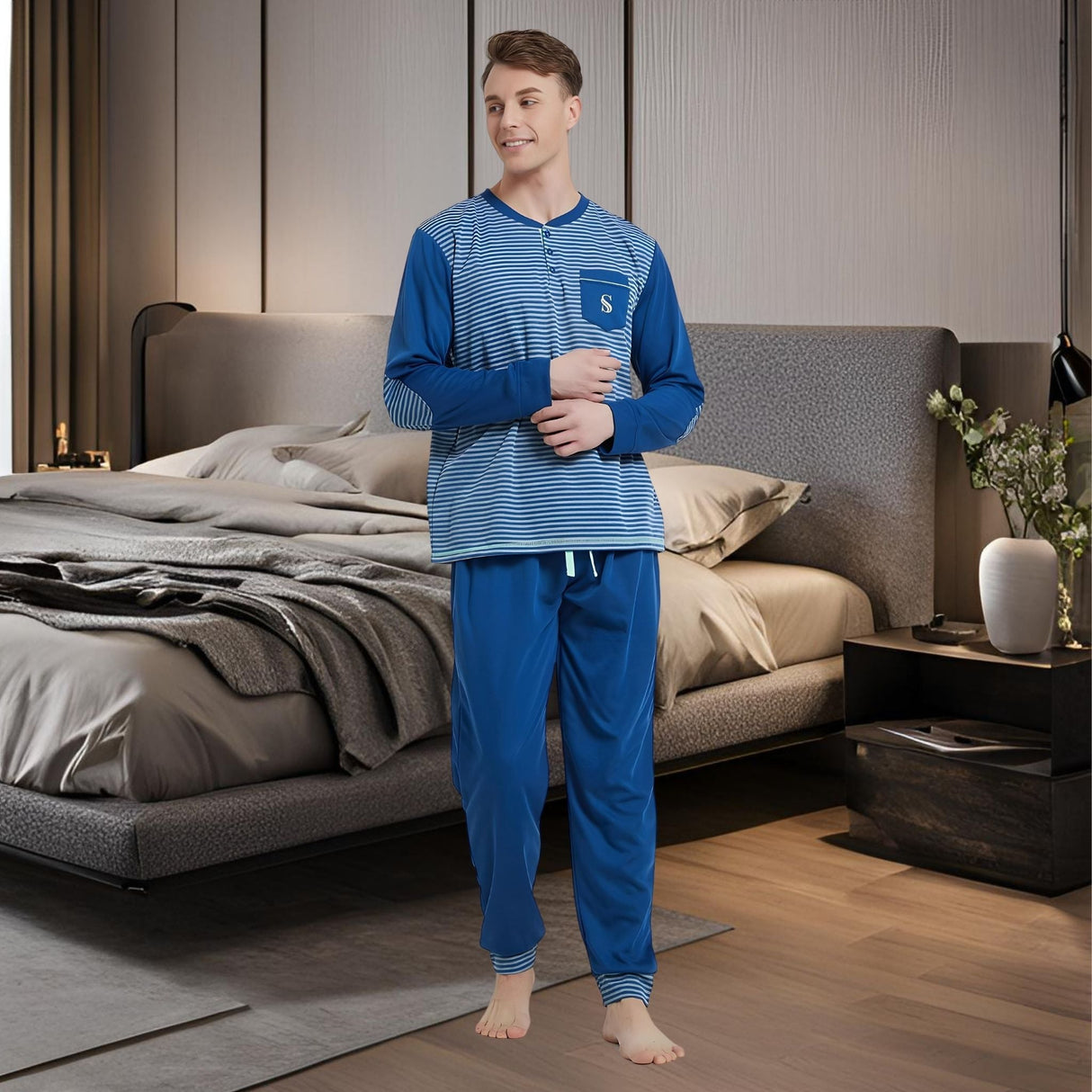 Ultimate Comfort Men's Brushed Pyjama Sets