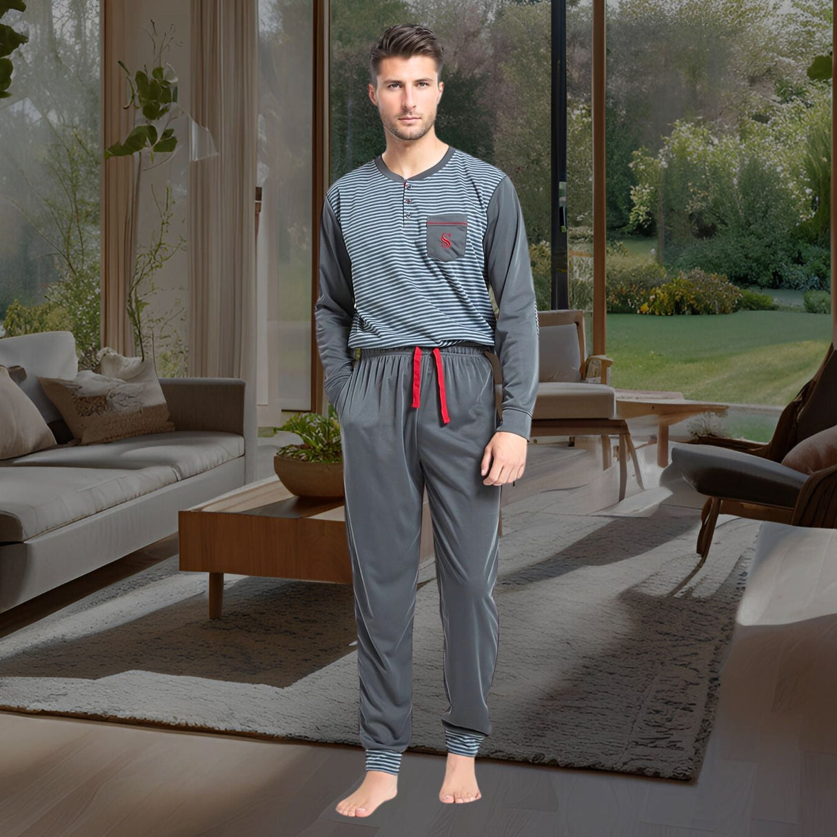Ultimate Comfort Men's Brushed Pyjama Sets