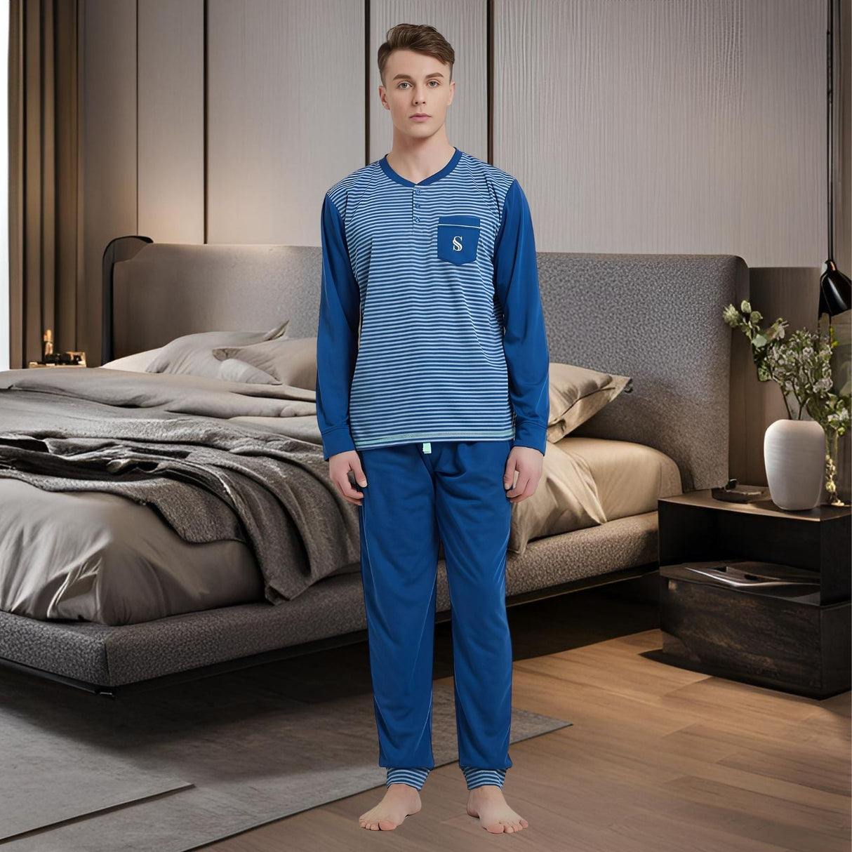 Ultimate Comfort Men's Brushed Pyjama Sets