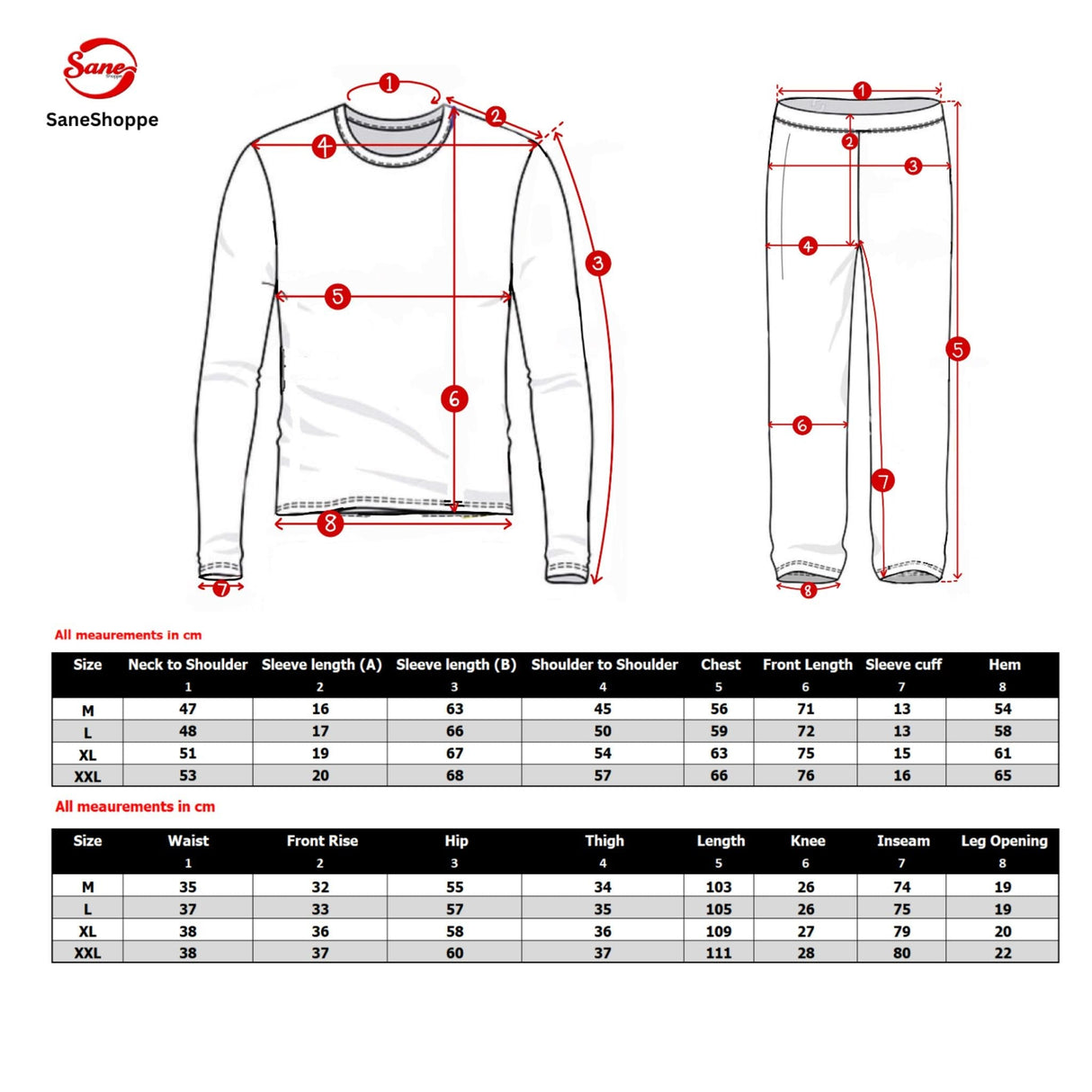 Men's Black Long Sleeve Pyjama Set made of Fleece Loungewear.