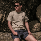 Beige Surf Diamond Tee