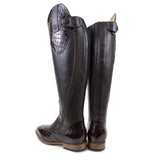 Milan Long Dress Riding Boots - Brown