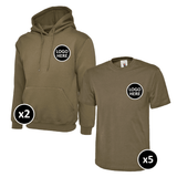 Uneek Hoodie & T-Shirts Bundle - 7 Items